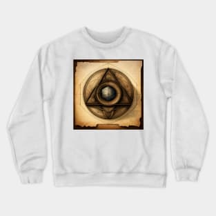 Earth as DaVinci Crewneck Sweatshirt